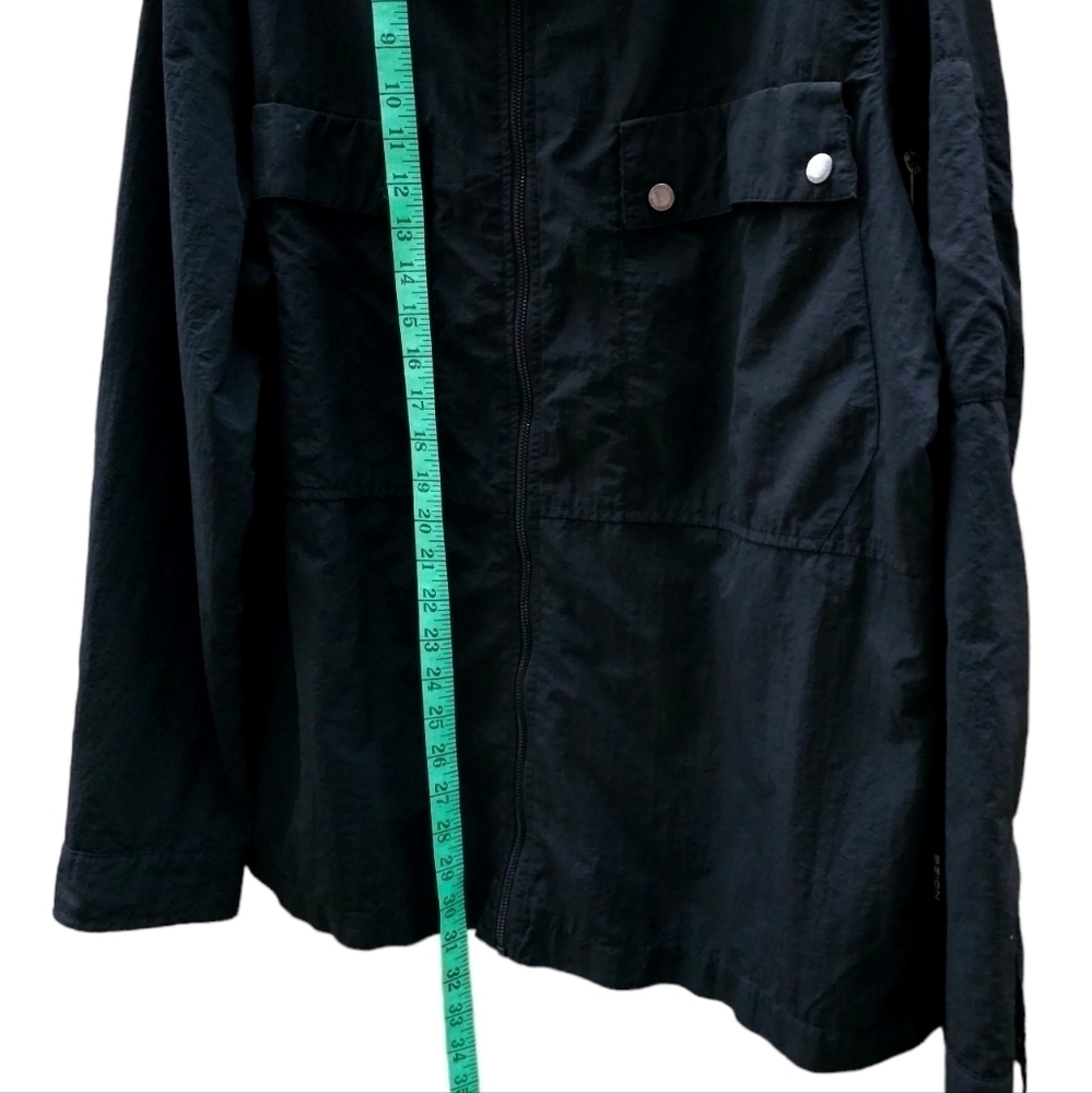 Noize Julian Minimalist Black Water-repellant Windbreaker Spring Jacket men XXL - Picture 16 of 16